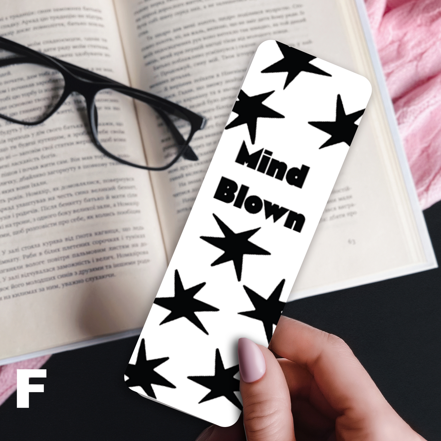 Laminated Bookmarks - Black & White Geometrics