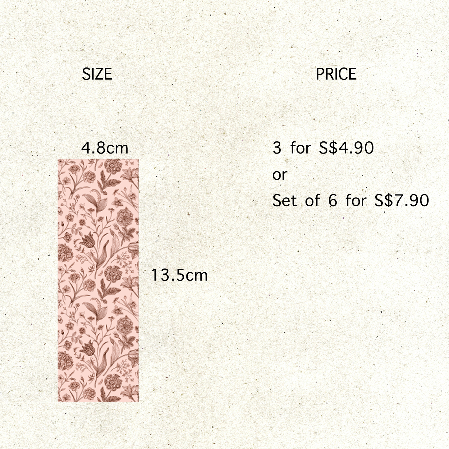 Laminated Bookmarks - Vintage Botanicals