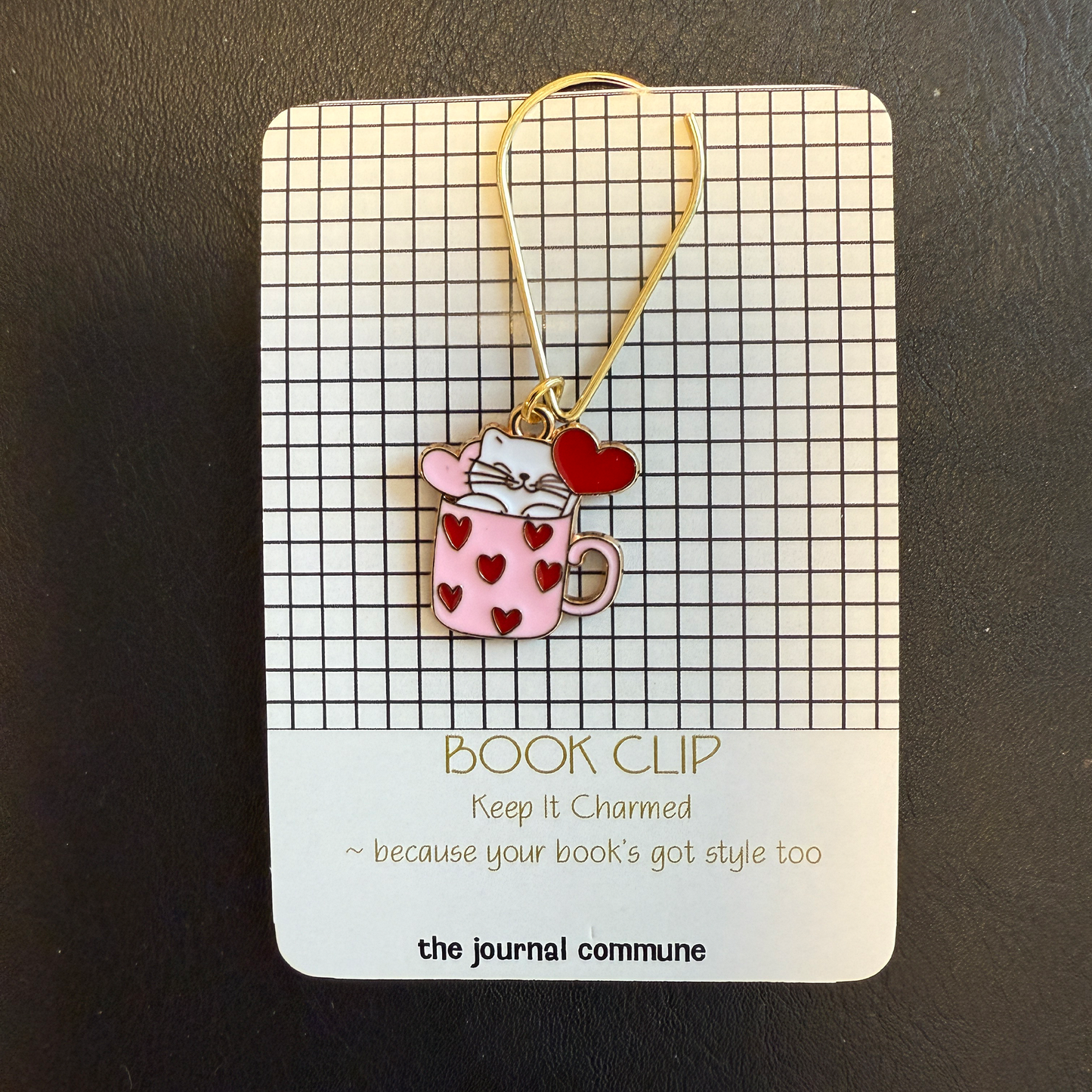 Charmed Book Clips - Tea Cat & Coffee Cat Set