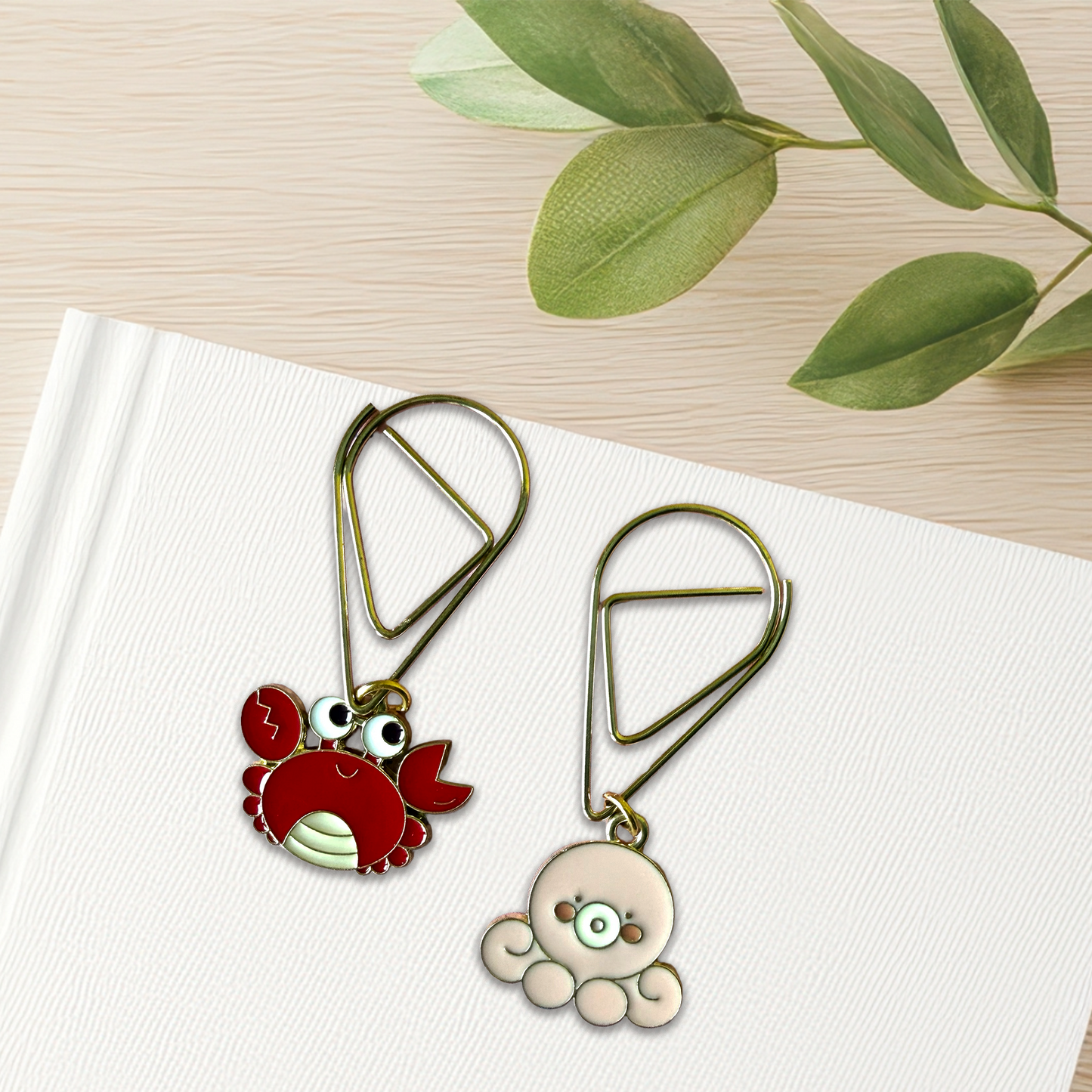 Book Clips | Assorted Mini Page Markers & Gift Set | Animals