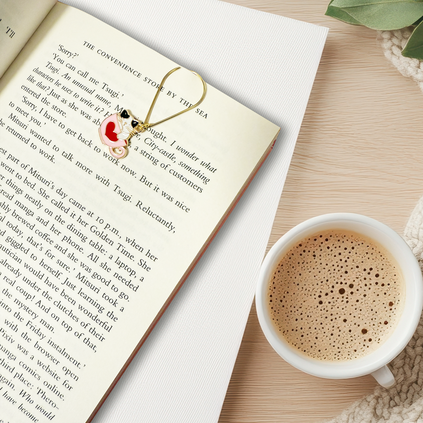 Charmed Book Clips - Tea Cat & Coffee Cat Set