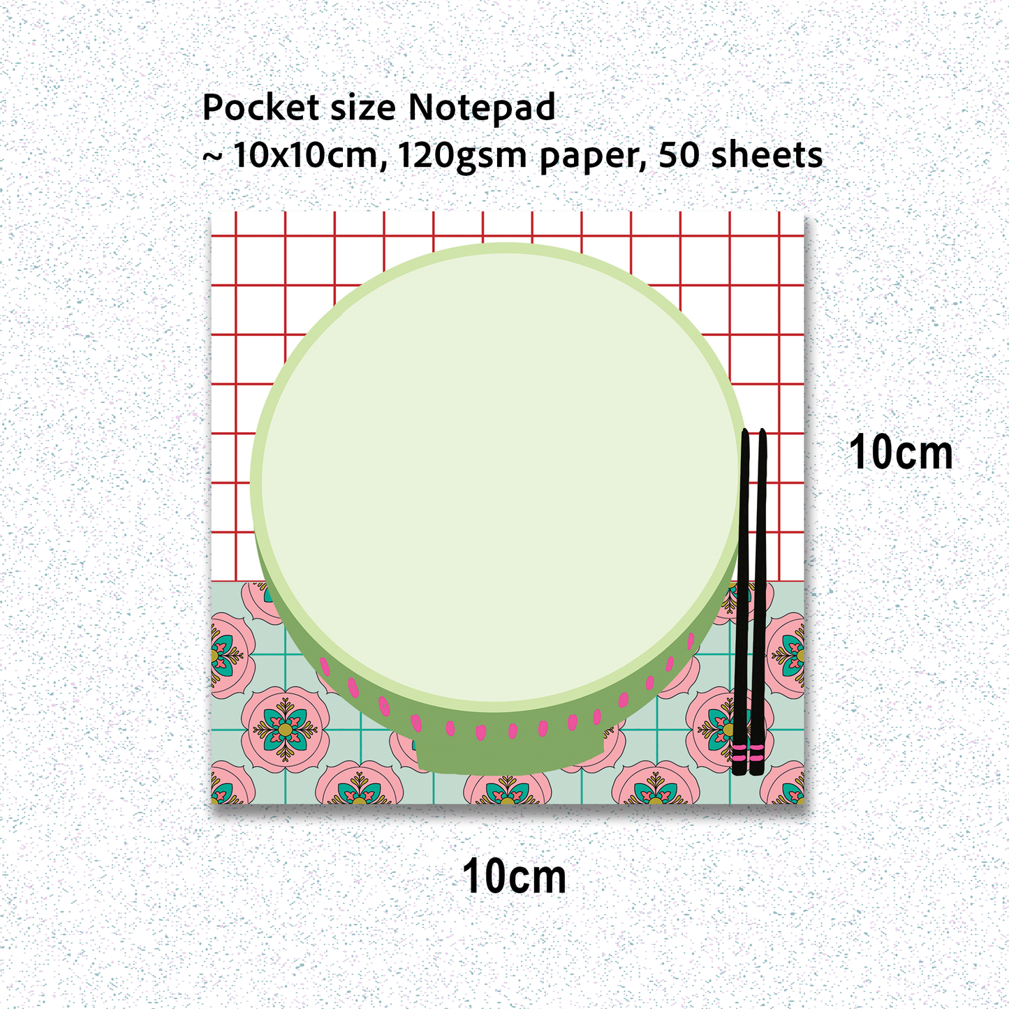Notepad | Pocket Size Kitchen Bowl Memo Pad