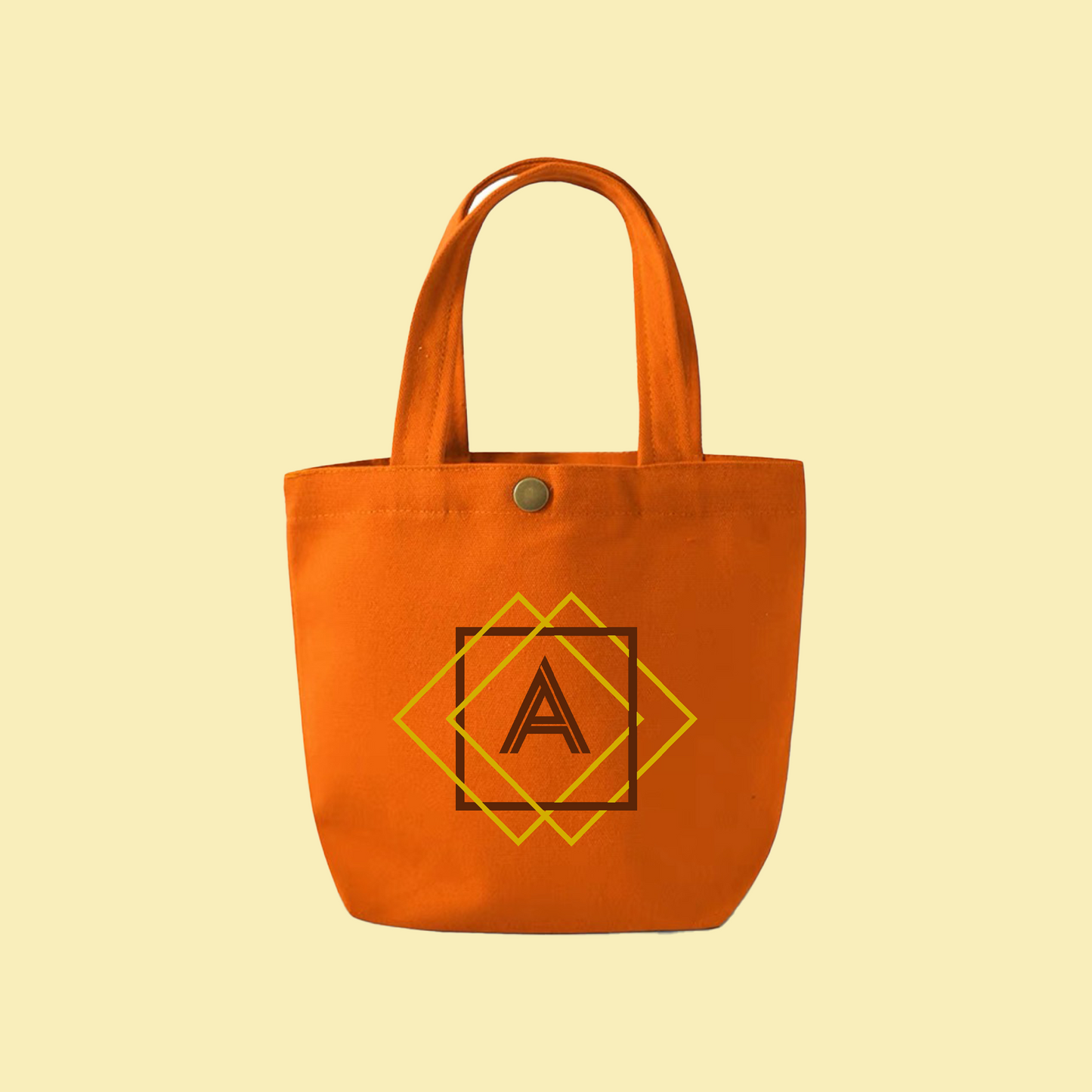 Personalised Classic Monogram Small Tote Bag