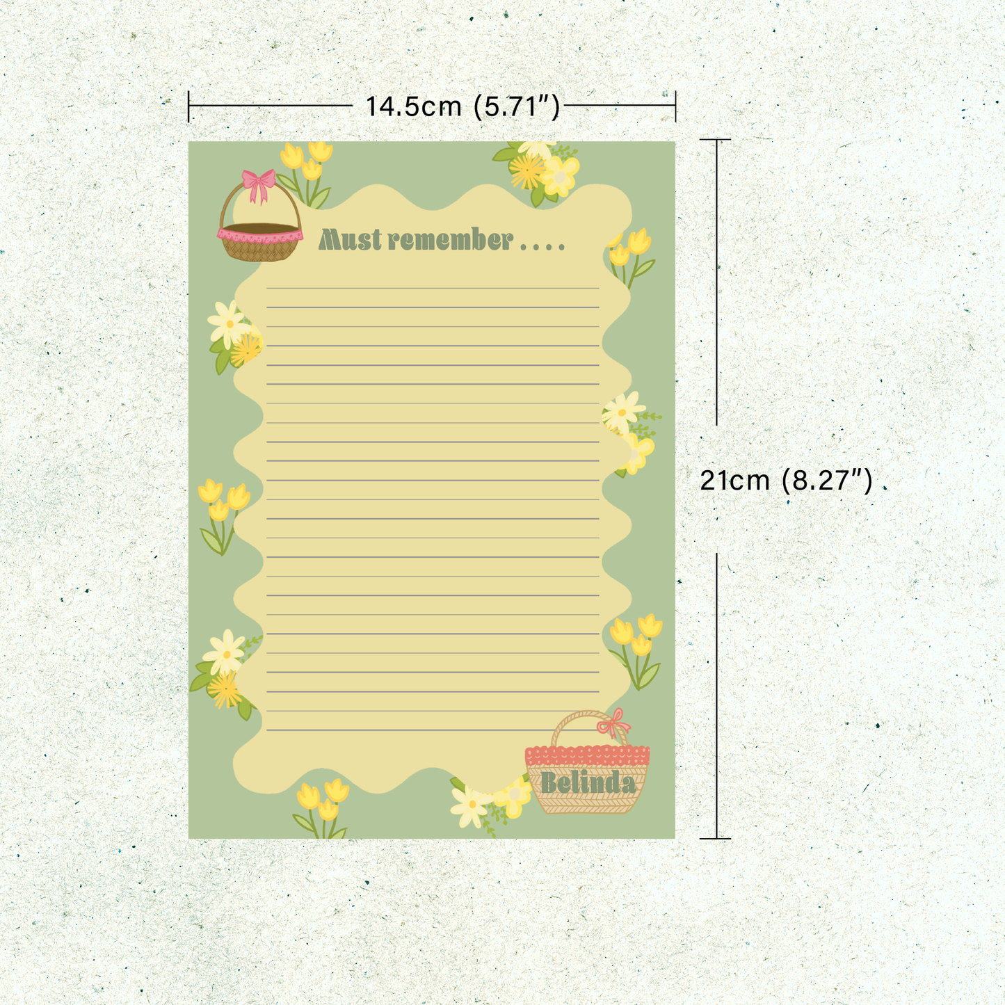 Coquette themed Notepads - Pretty & Practical