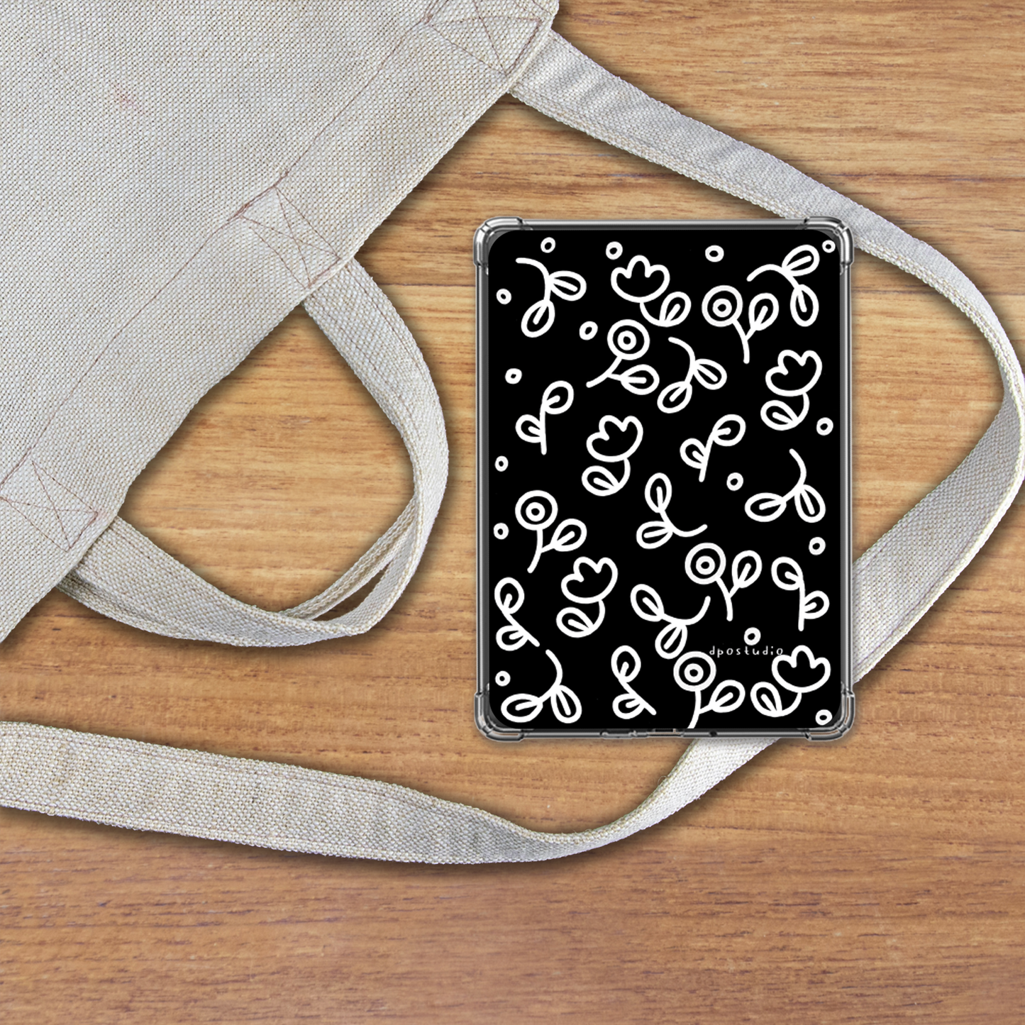 Clear Case Insert | Monochrome Designs | Kindle Compatible