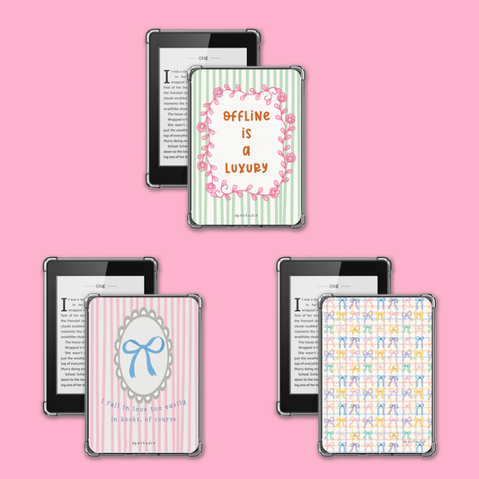 Clear Case Insert | Cottagecore | Kindle Compatible