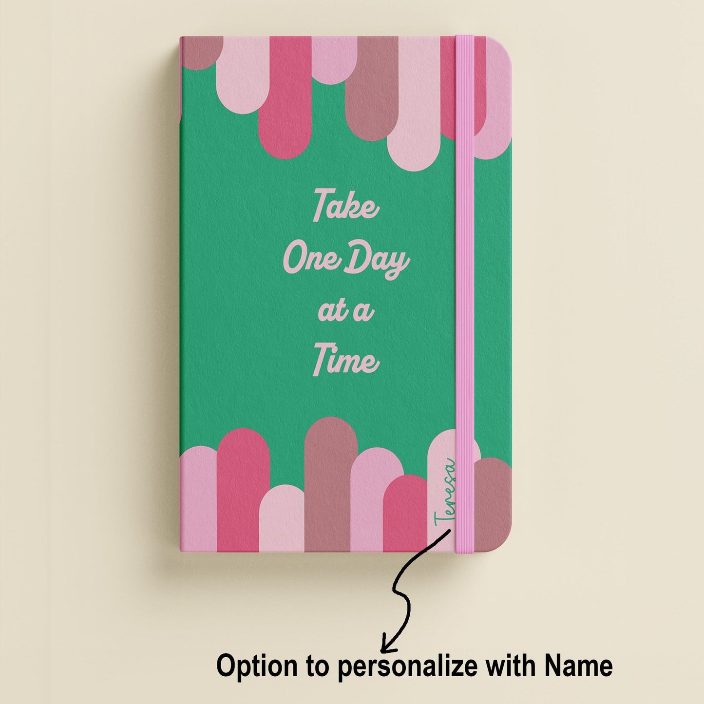 "Take One Day at a Time" Positive Vibes Journal