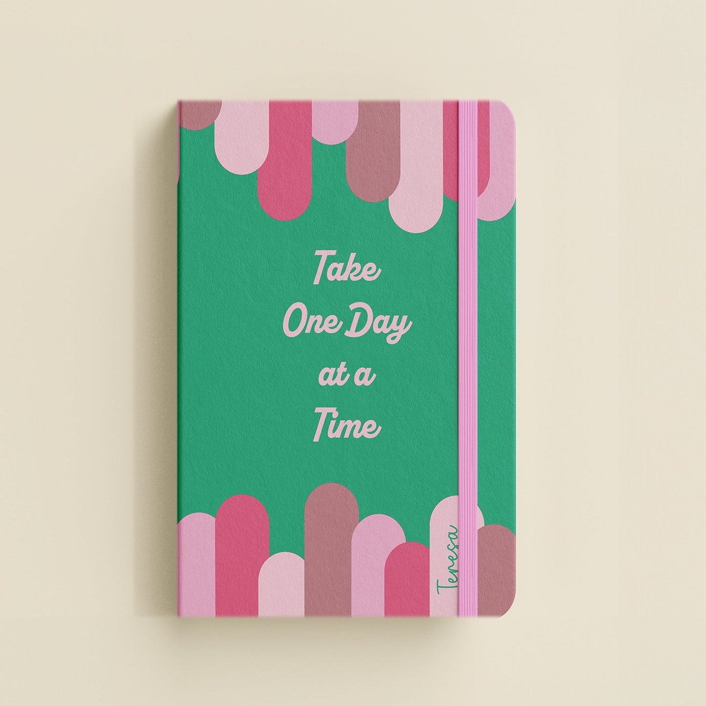 "Take One Day at a Time" Positive Vibes Journal