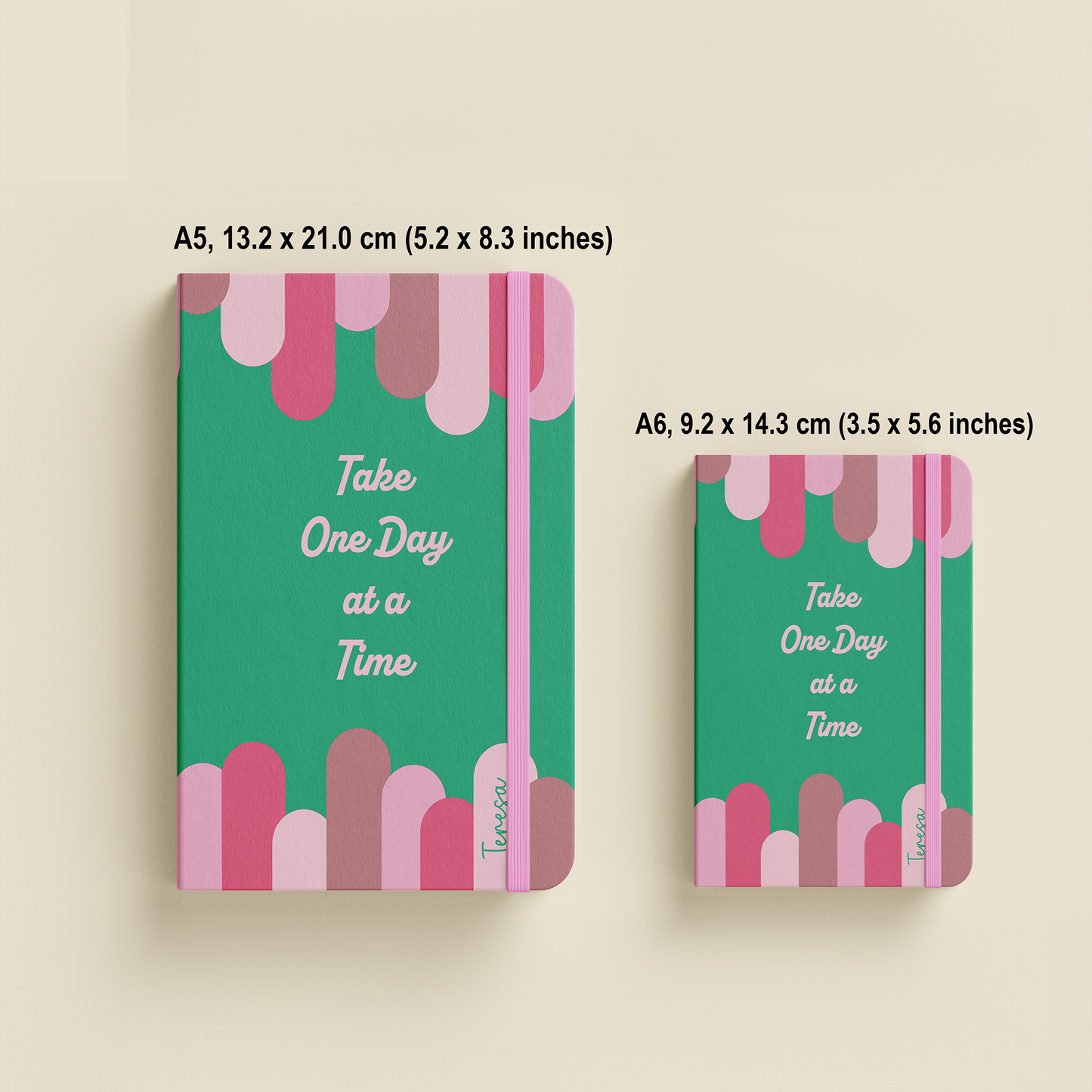 "Take One Day at a Time" Positive Vibes Journal