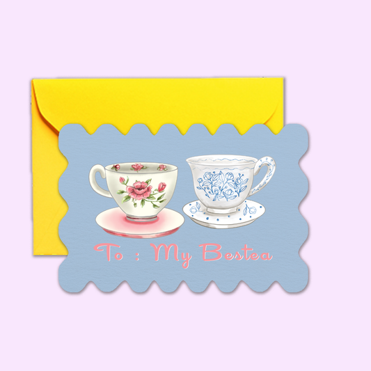 Greeting Card Die Cut | My Bestea