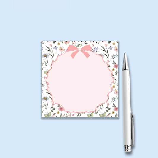 Notepad Pocket Size | Cottage Florals