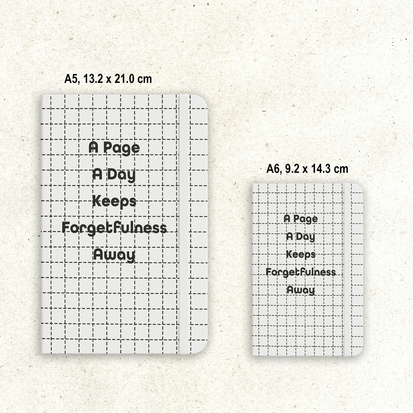 "A Page A Day Keeps Forgetfulness Away" Positive Vibes Journal