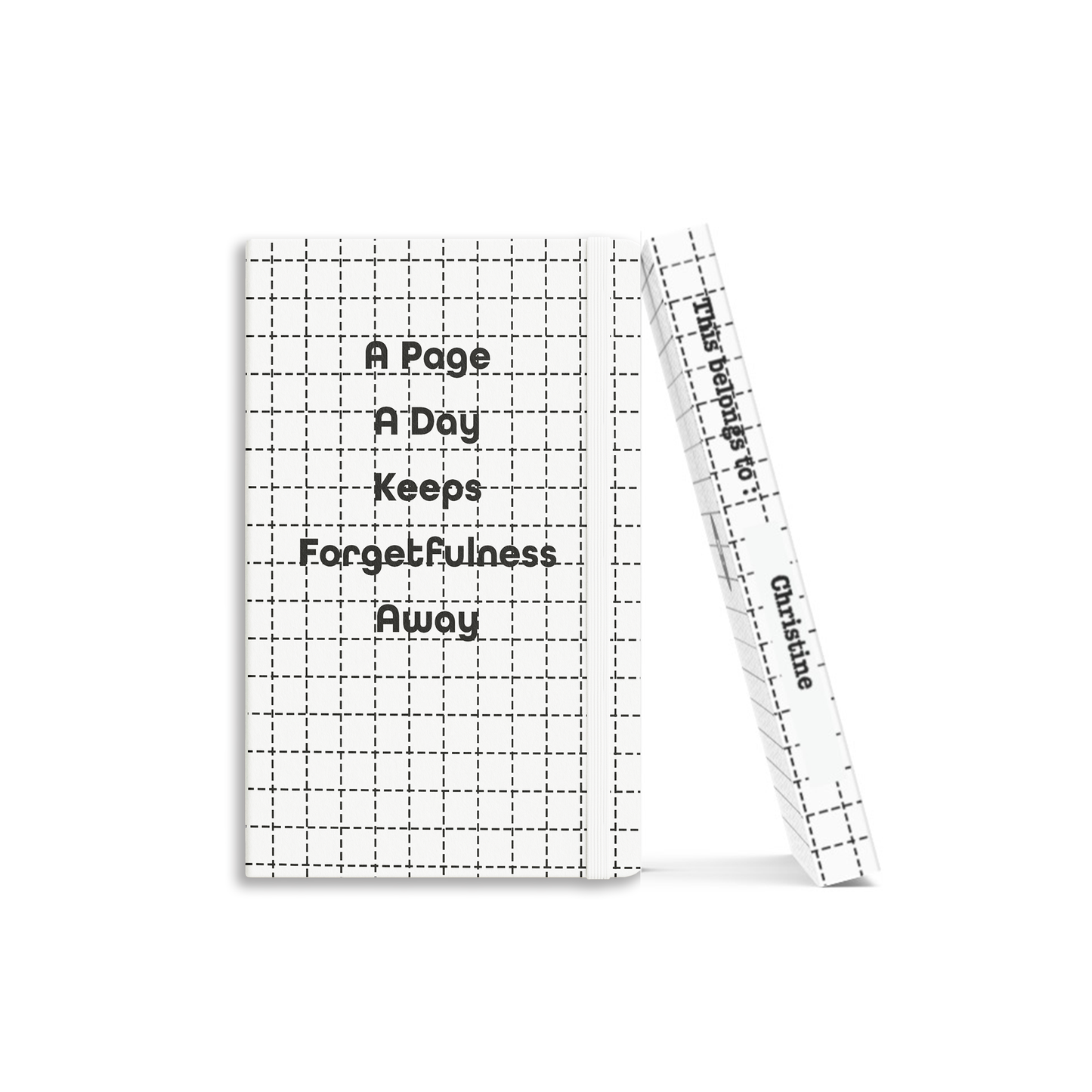"A Page A Day Keeps Forgetfulness Away" Positive Vibes Journal