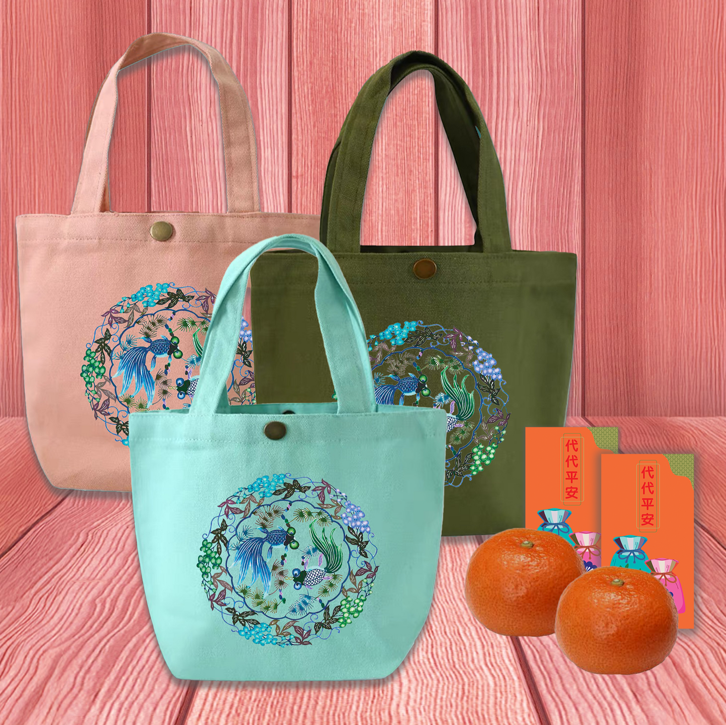 CNY Oranges Small Tote Bag [Pre-Order]