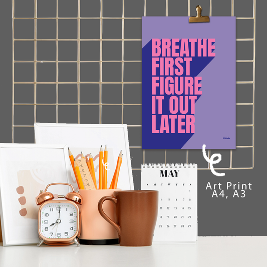 Art Print | Good Vibes | Breathe First