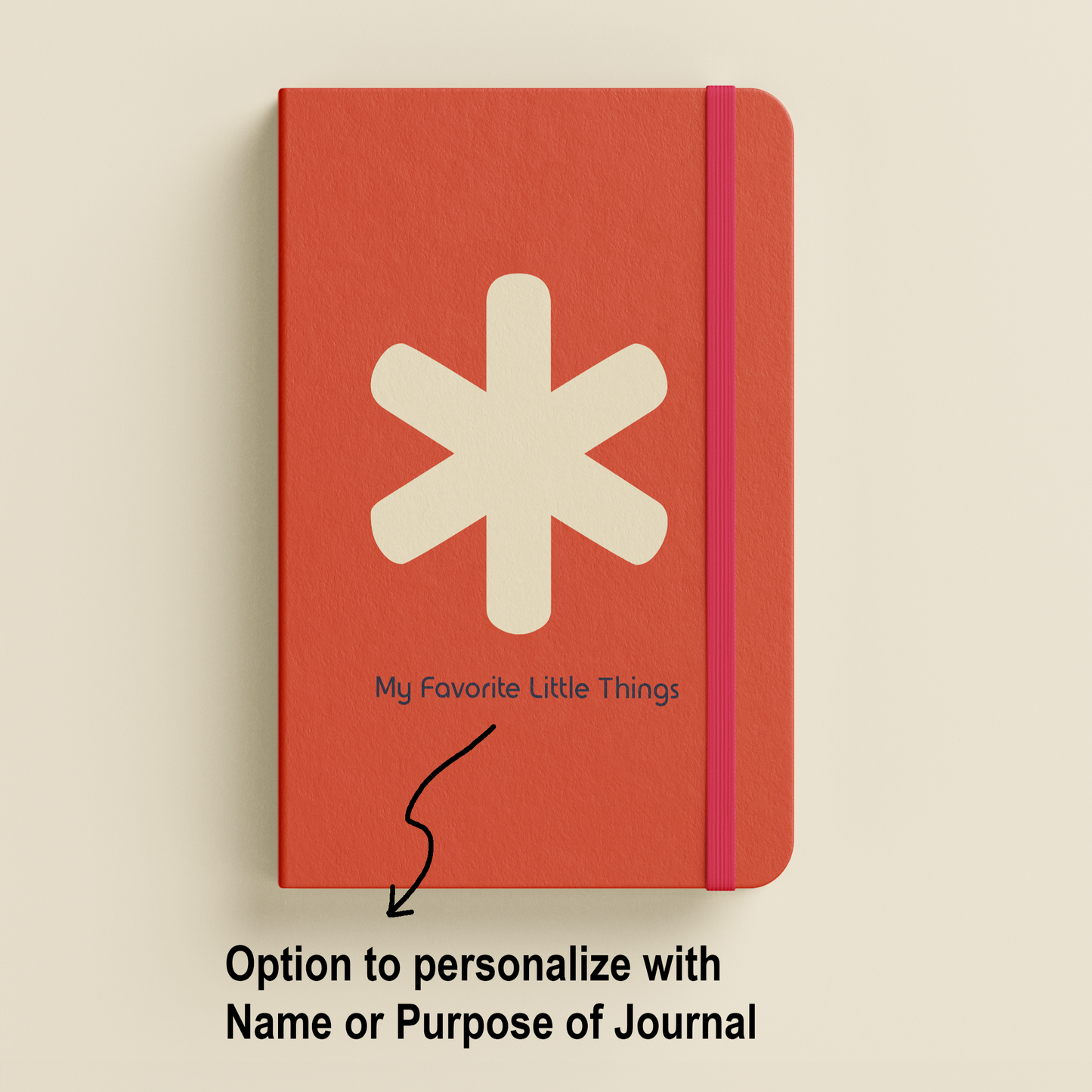 Asterisk Punctuation Mark Personalise & Customise Journal