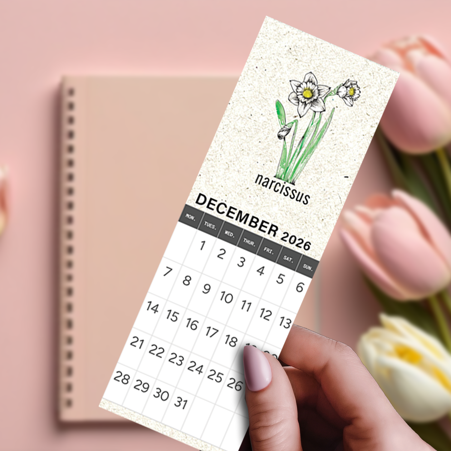 Bookmark Bundle | 2026 Calendar Birth Month Flowers