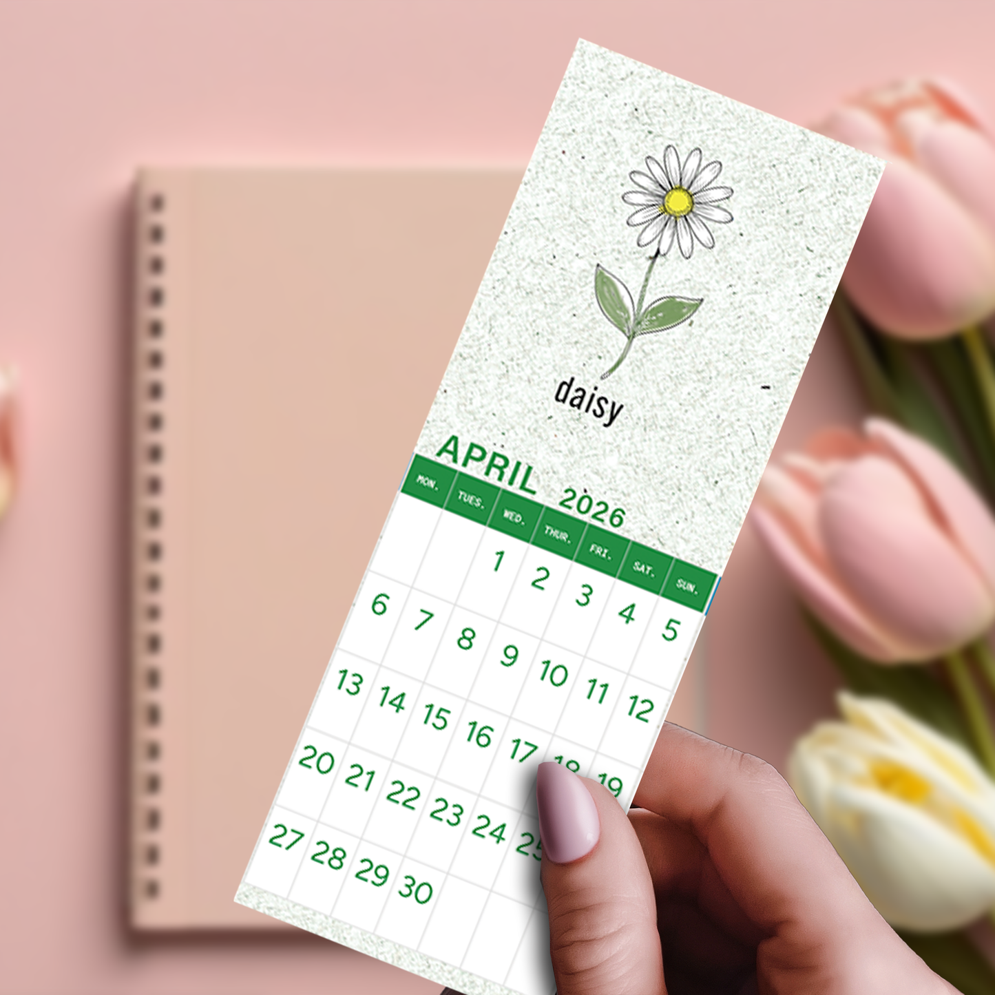 Bookmark Bundle | 2026 Calendar Birth Month Flowers