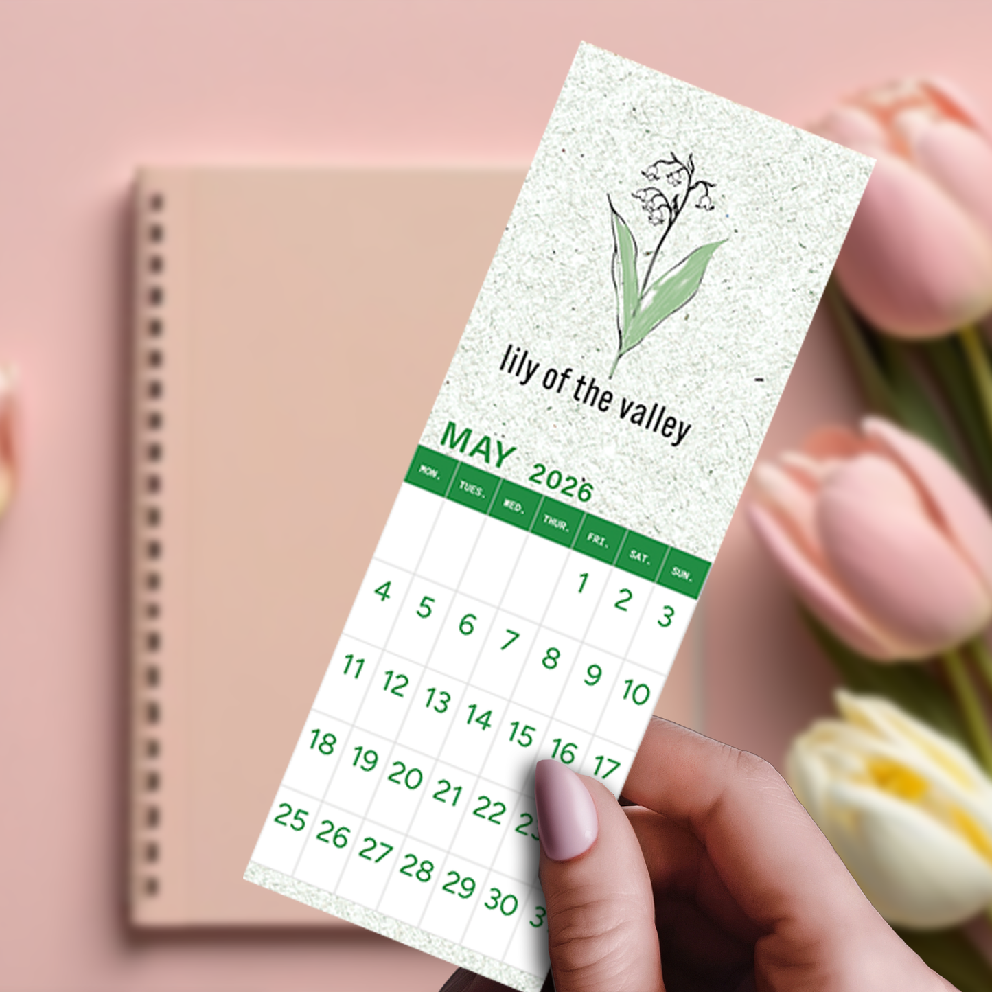 Bookmark Bundle | 2026 Calendar Birth Month Flowers