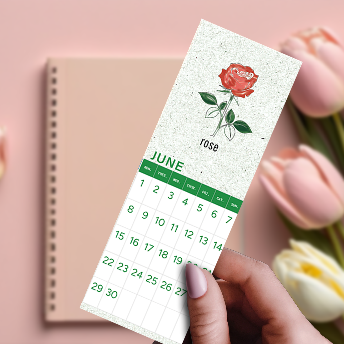 Bookmark Bundle | 2026 Calendar Birth Month Flowers