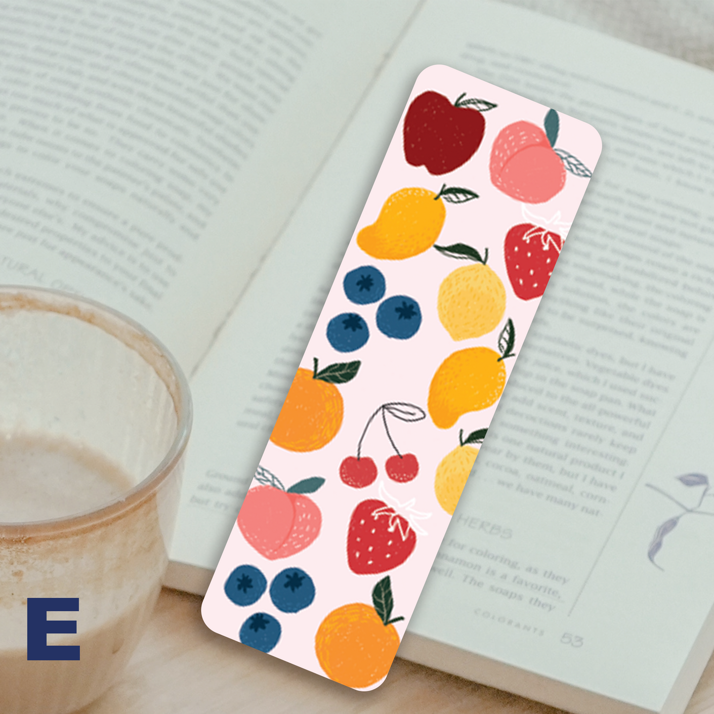 Laminated Bookmarks - Tutti Frutti