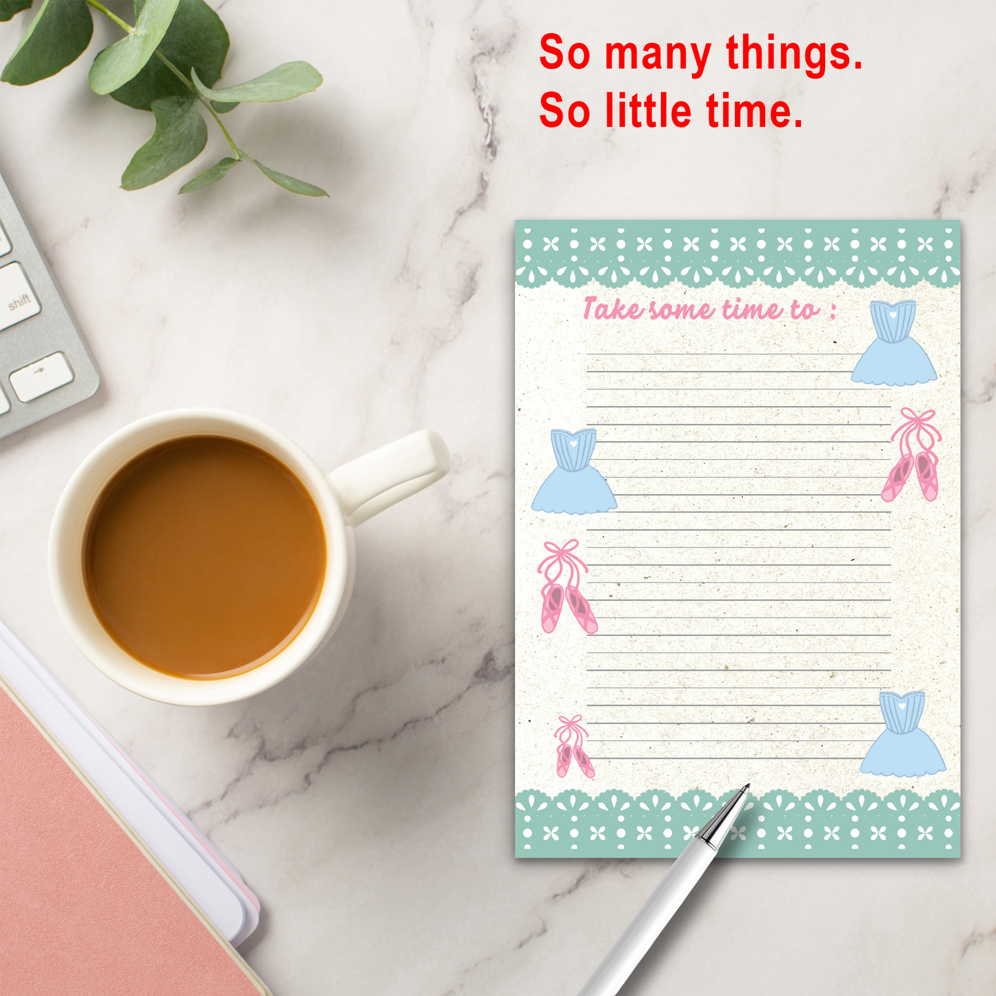 Notepad A5 Size | Ballet