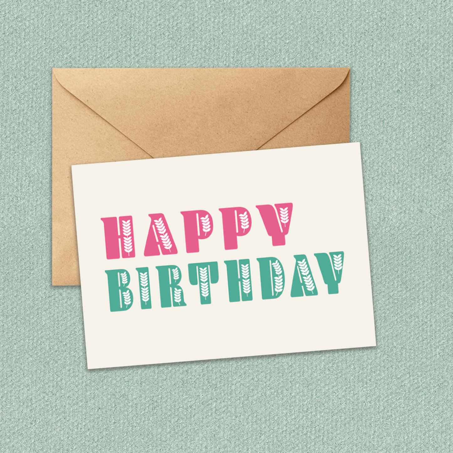 Greeting Card Folded | Happy Birthday | Cute & Whimsical