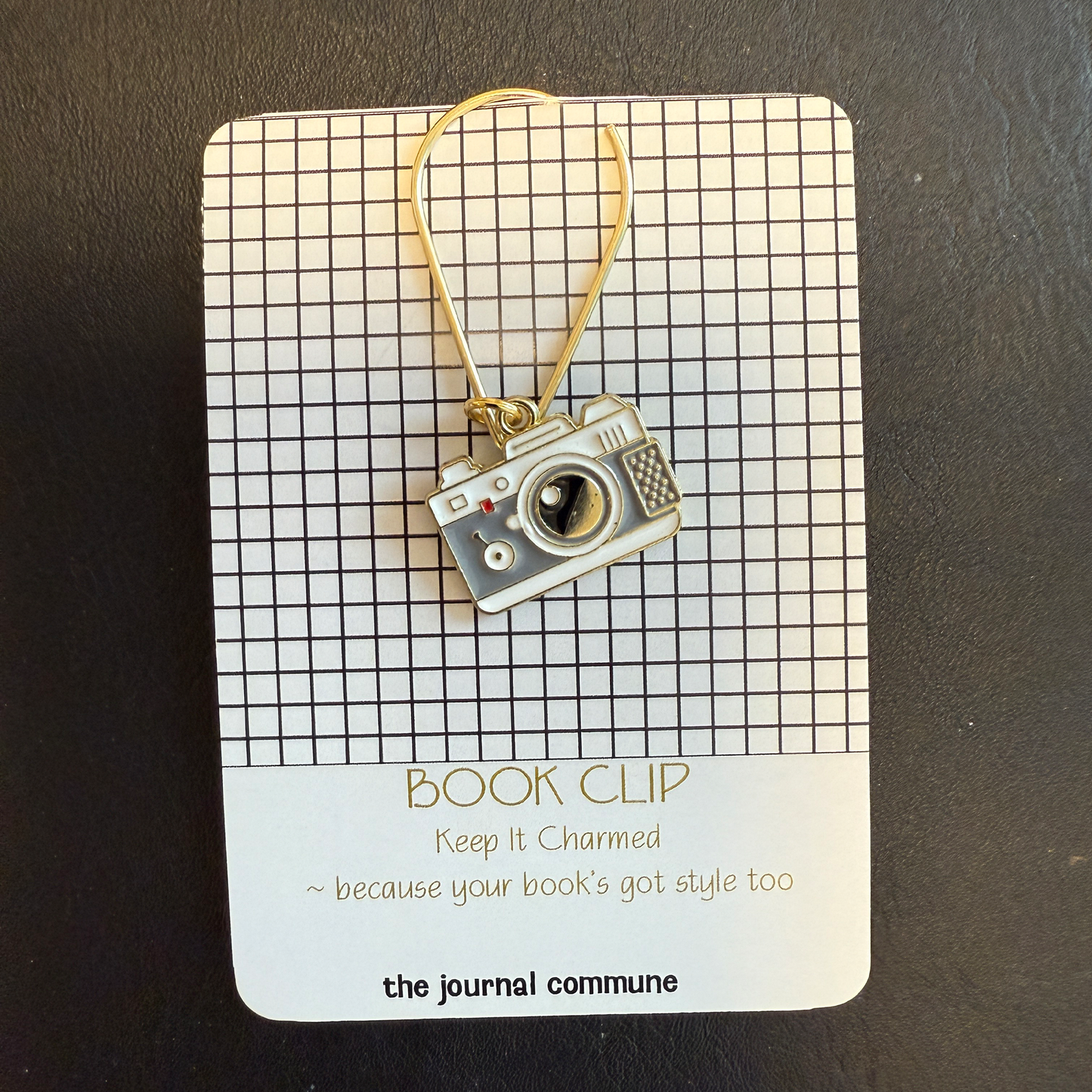 Charmed Book Clips - Camera & Flask Set
