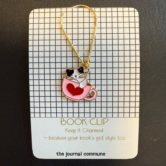 Charmed Book Clips - Tea Cat & Coffee Cat Set