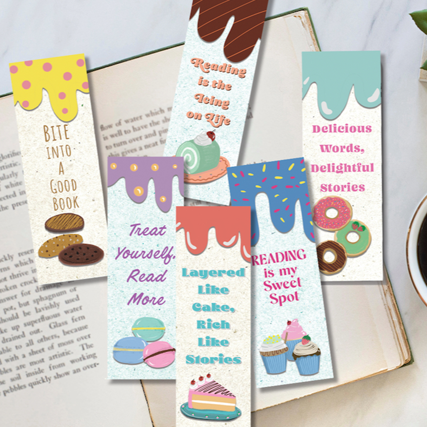 Bookmark Bundle | Sweets Delights Paper Cards