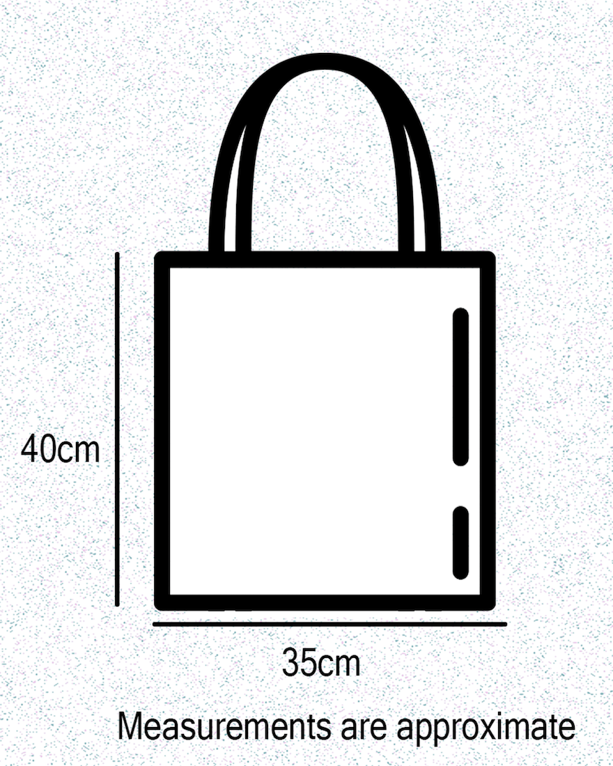 Tote Bag Canvas | Courier Bill Print | Funny Aesthetic Everyday Bag