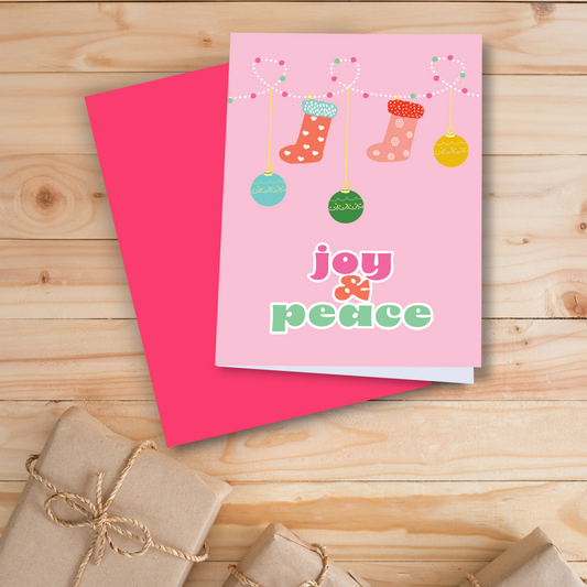 Joy & Peace Christmas Card