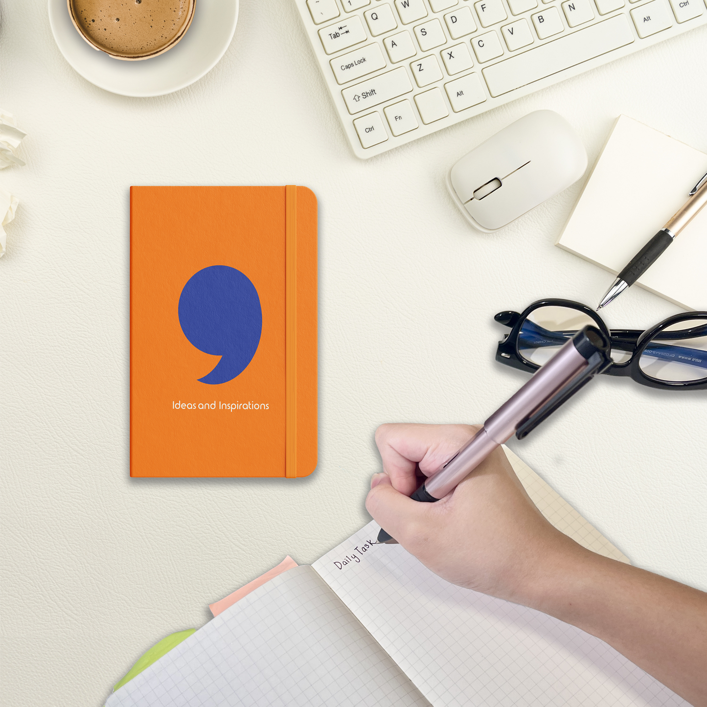 Comma Punctuation Mark Personalise & Customise Journal