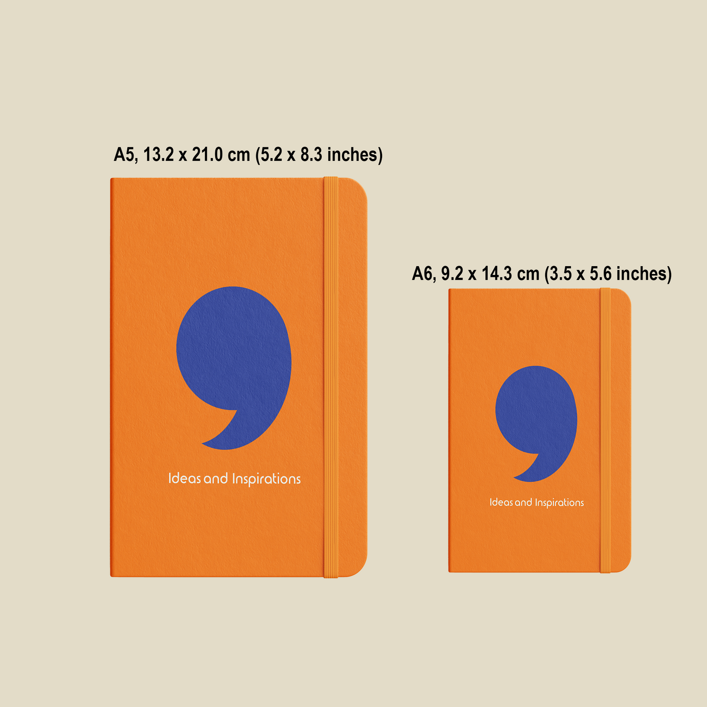 Comma Punctuation Mark Personalise & Customise Journal