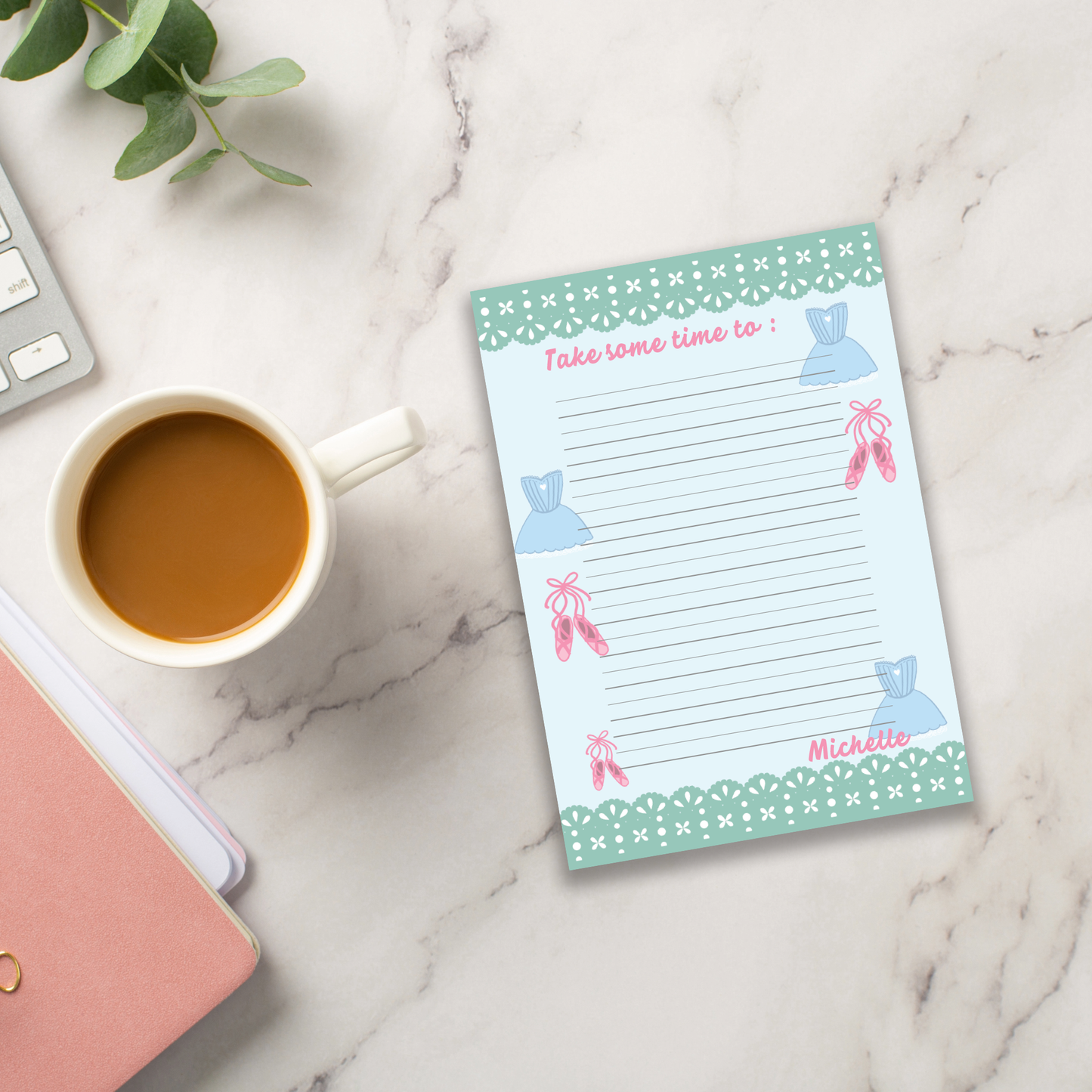 Coquette themed Notepads - Pretty & Practical