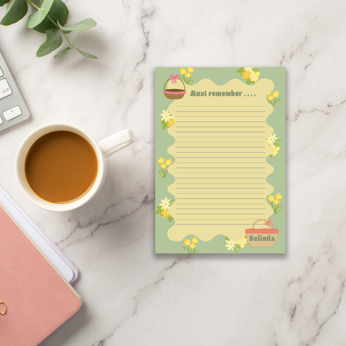 Coquette themed Notepads - Pretty & Practical