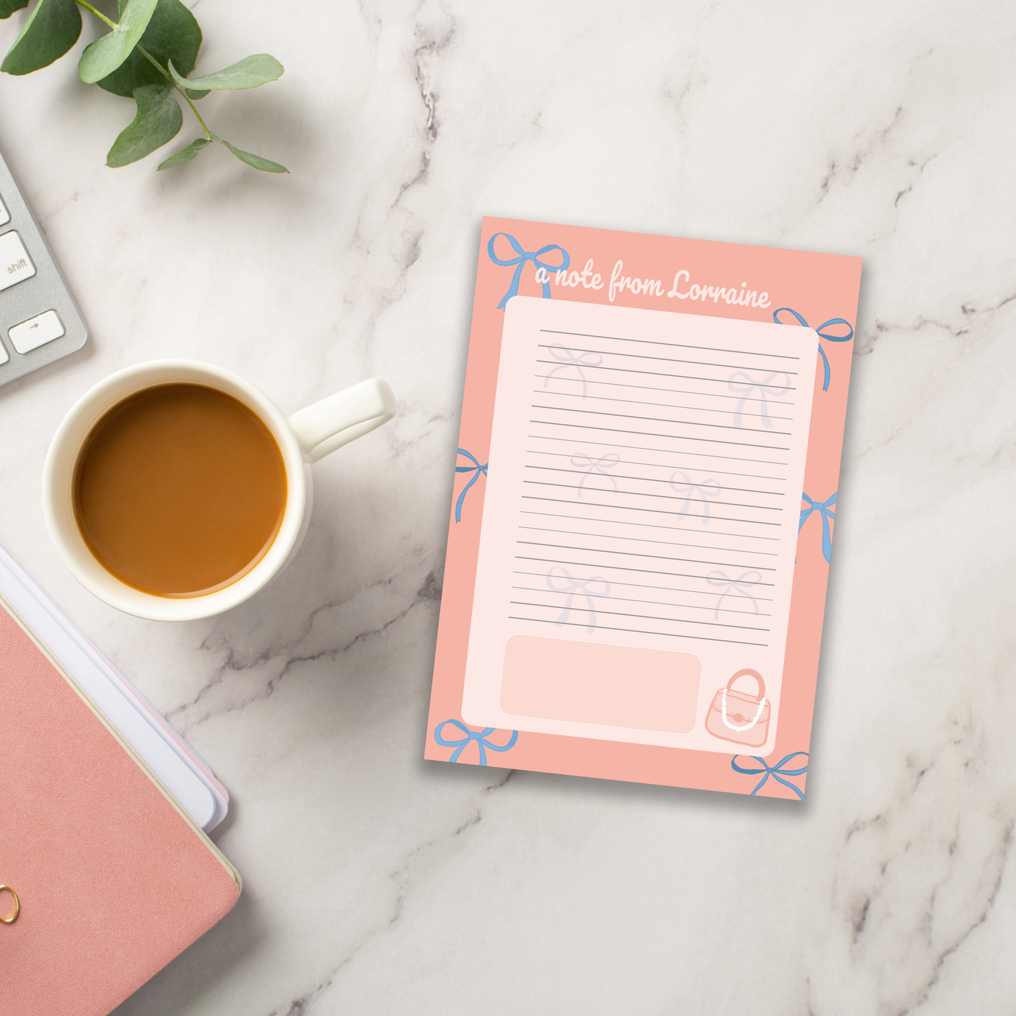 Coquette themed Notepads - Pretty & Practical