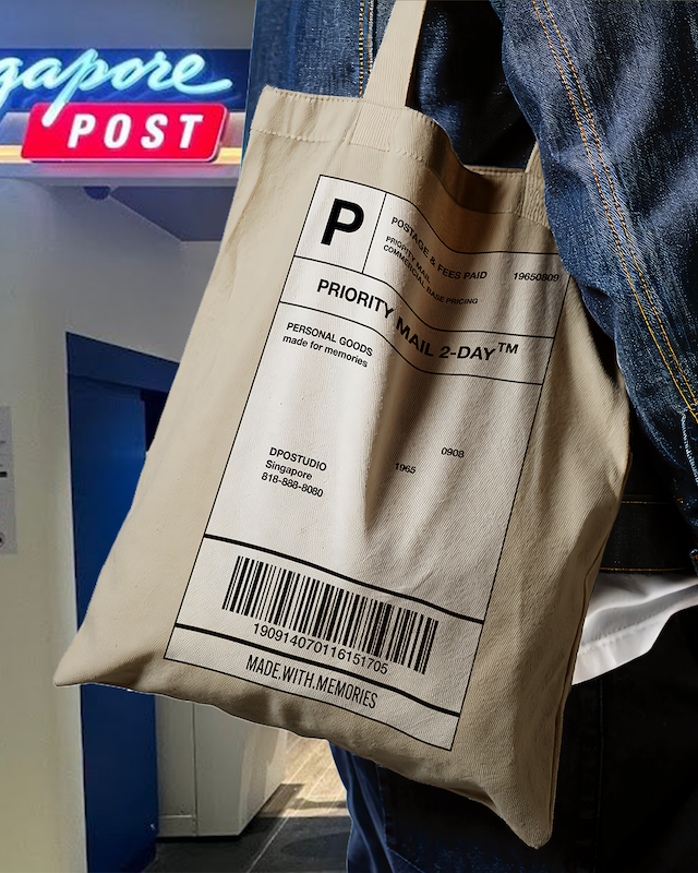 Tote Bag Canvas | Courier Bill Print | Funny Aesthetic Everyday Bag