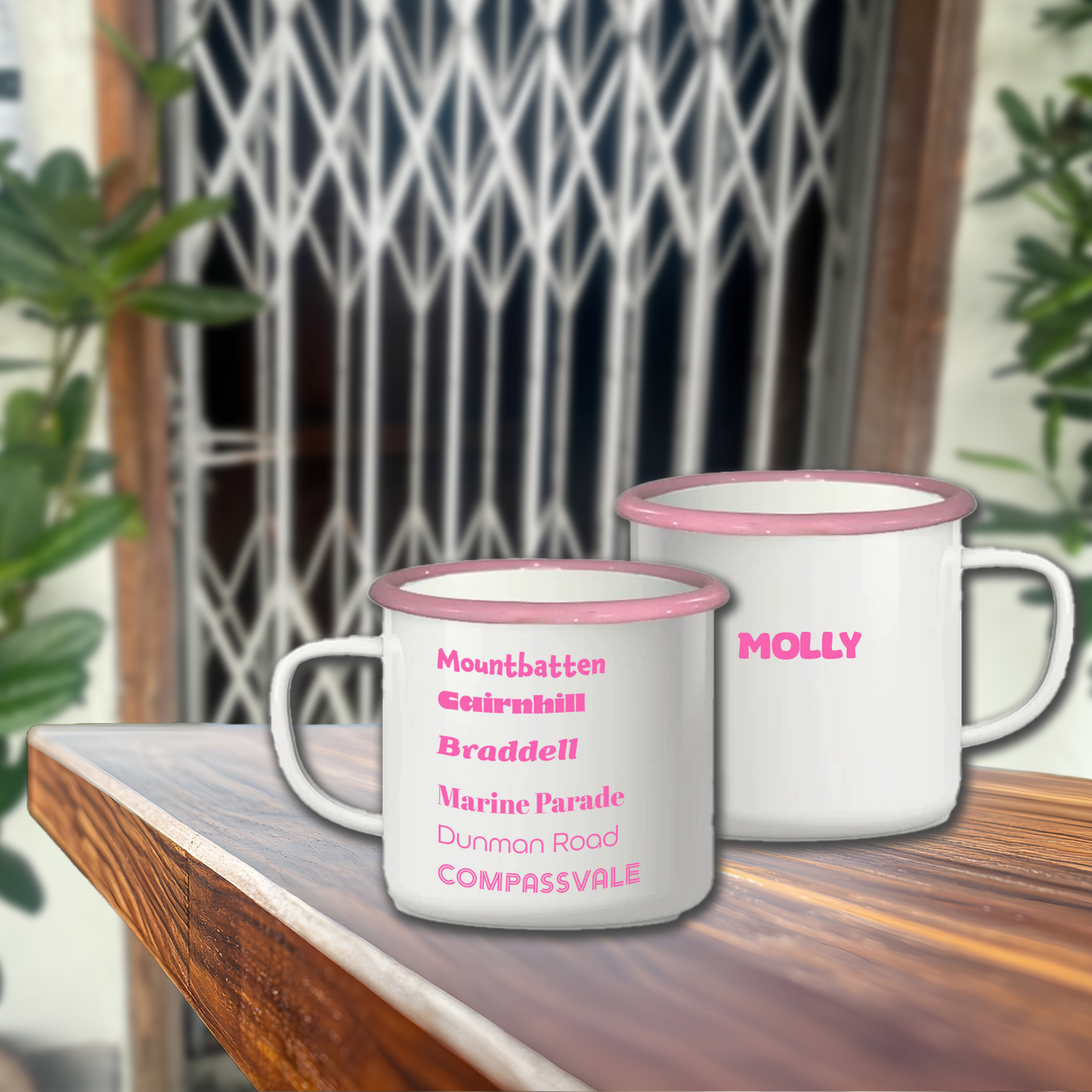 "My Fav SG Areas" Enamel Mug