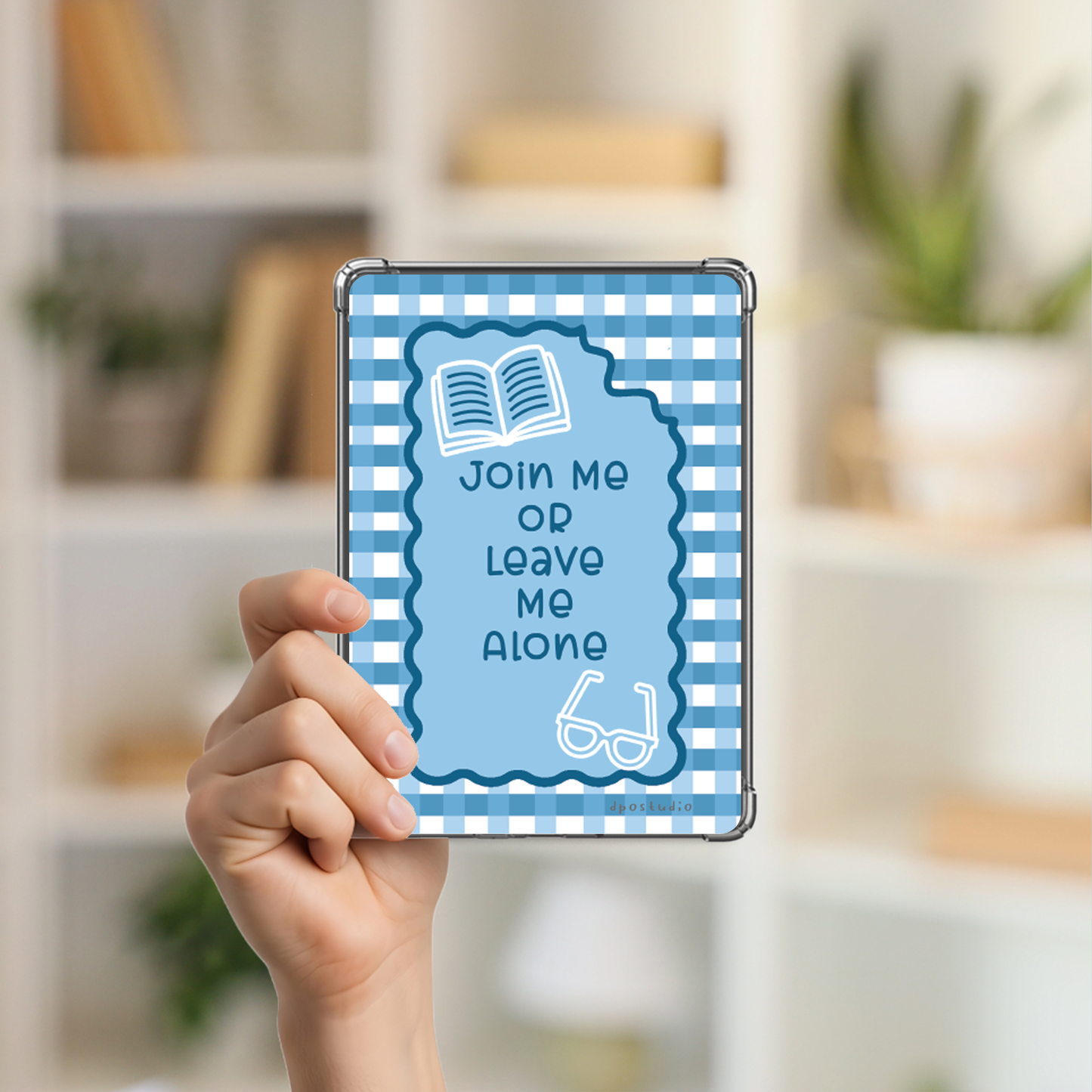 Clear Case Insert | Self Care Quotes | Kindle Compatible