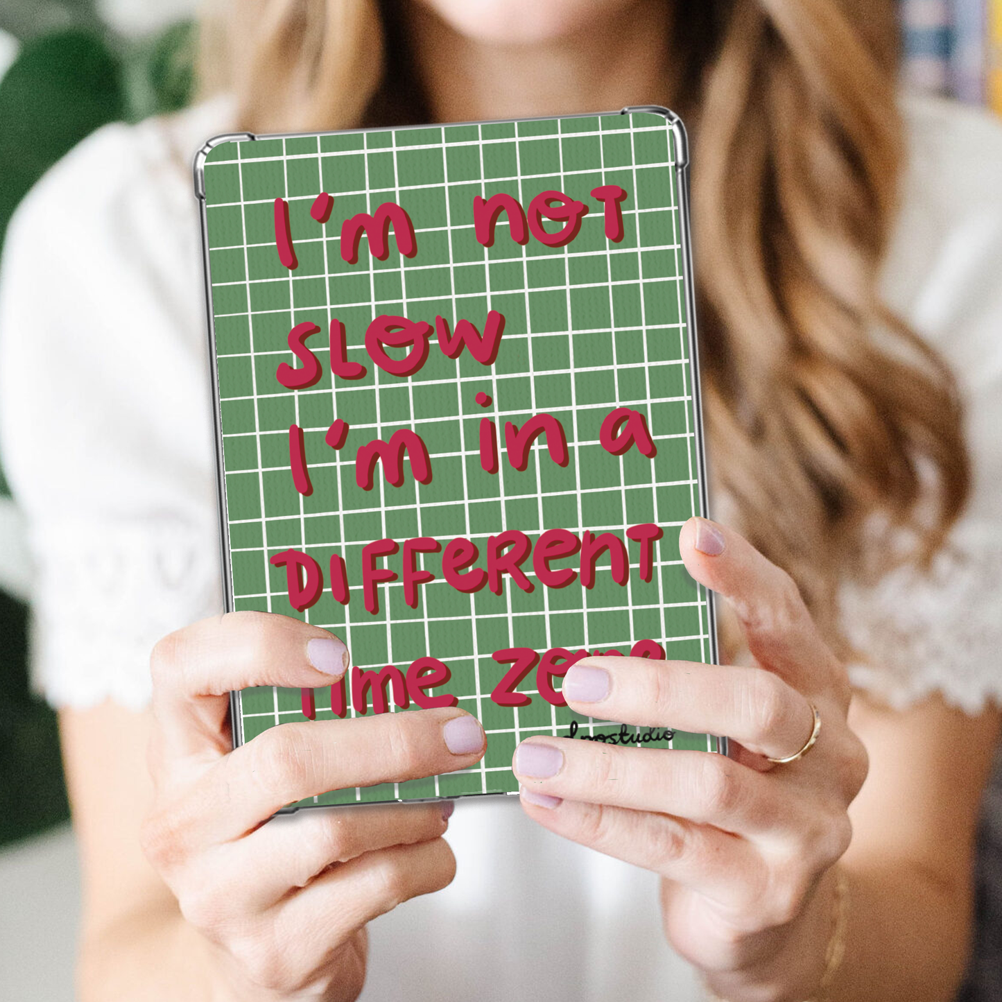 Clear Case Insert | Self Care Quotes | Kindle Compatible