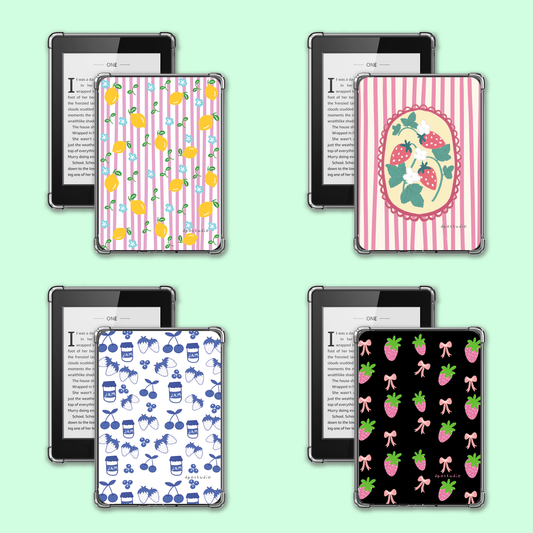 Clear Case Insert | Citrus & Berries | Kindle Compatible