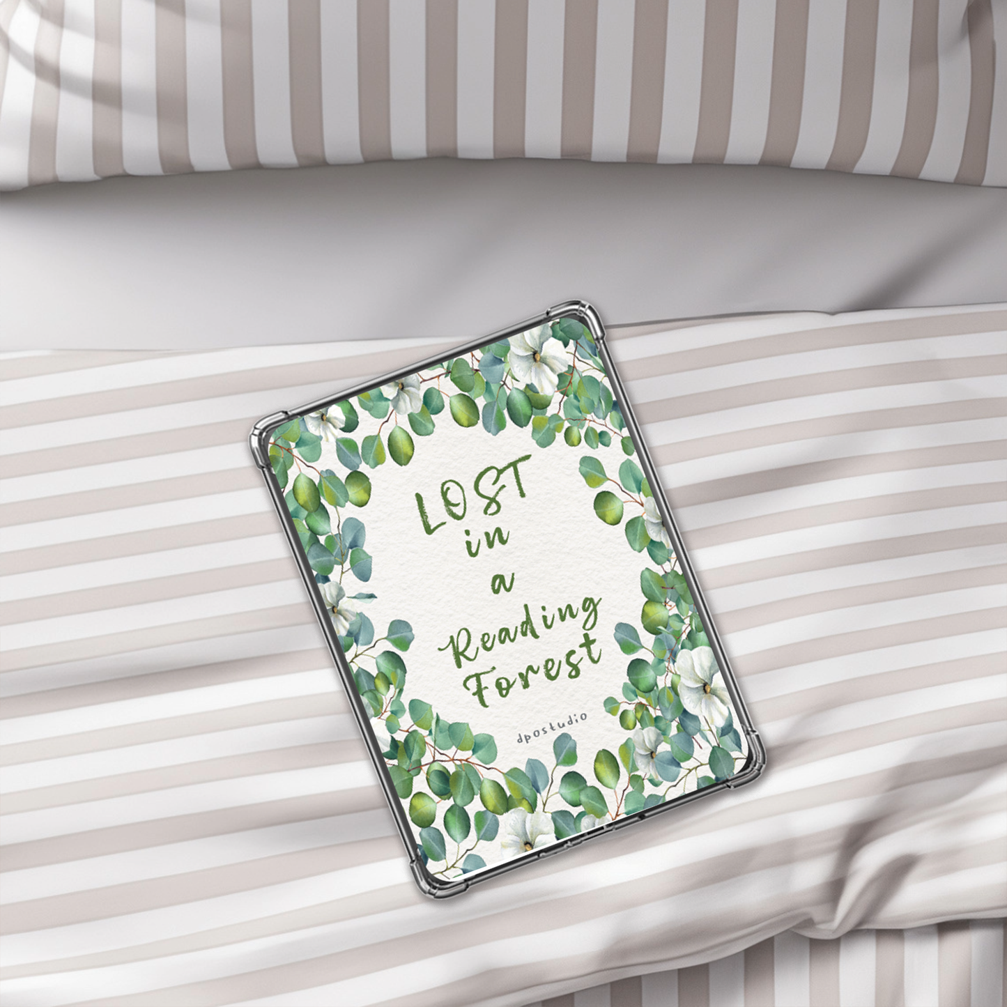 Clear Case Insert | Leaves & Florals | Kindle Compatible