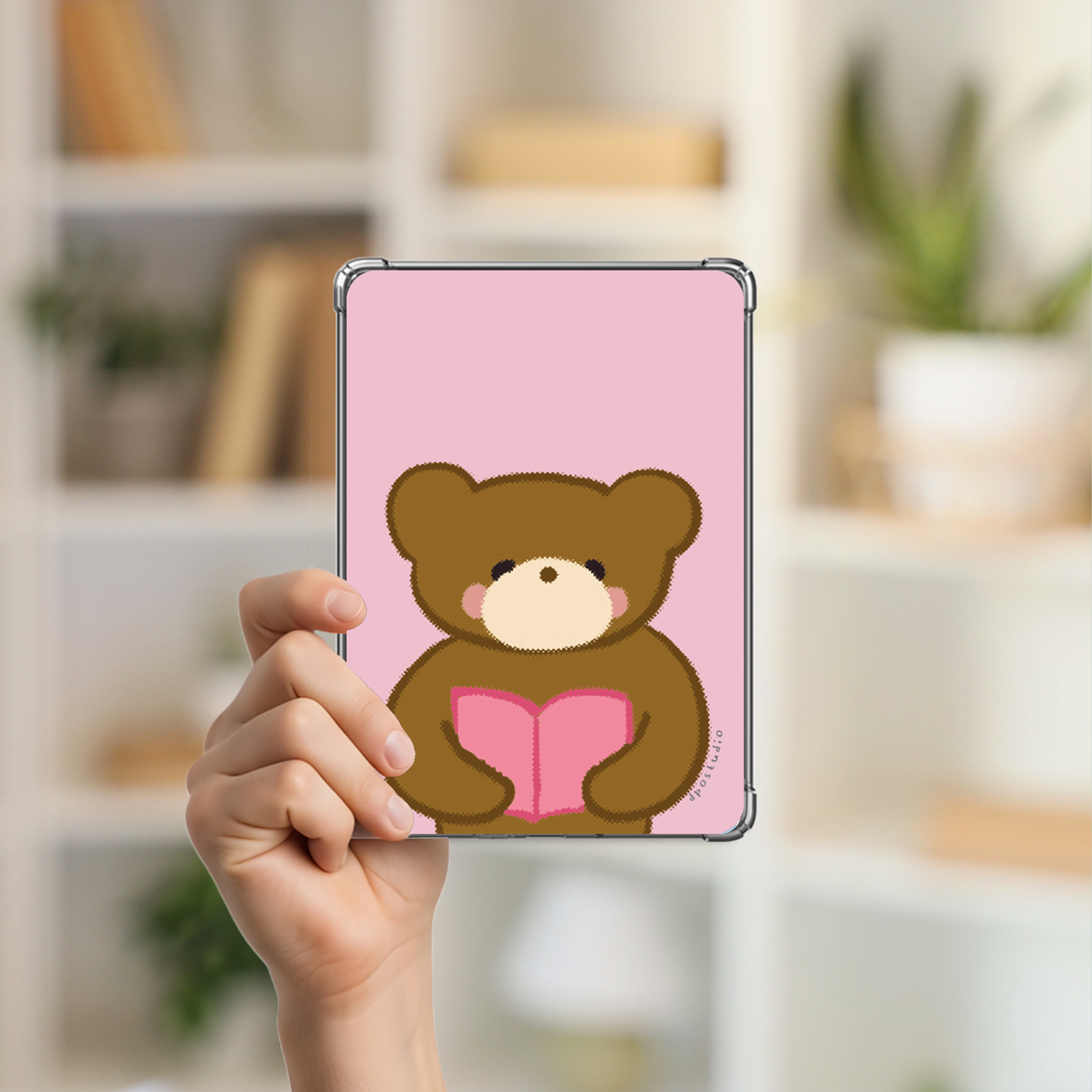 Clear Case Insert | Cute Animals | Kindle Compatible