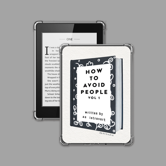Clear Case Insert | Monochrome Designs | Kindle Compatible