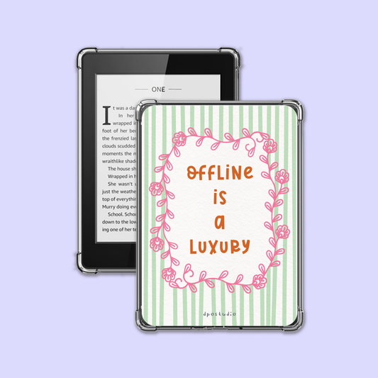 Clear Case Insert | Cottagecore | Kindle Compatible
