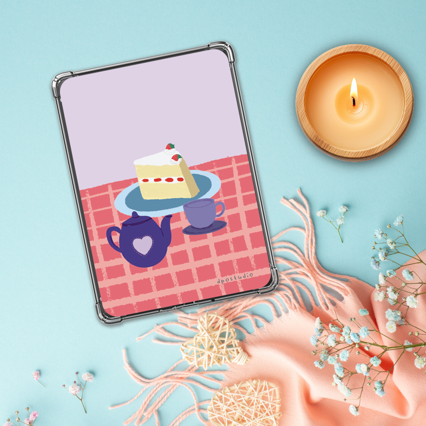 Clear Case Insert | Afternoon Tea | Kindle Compatible