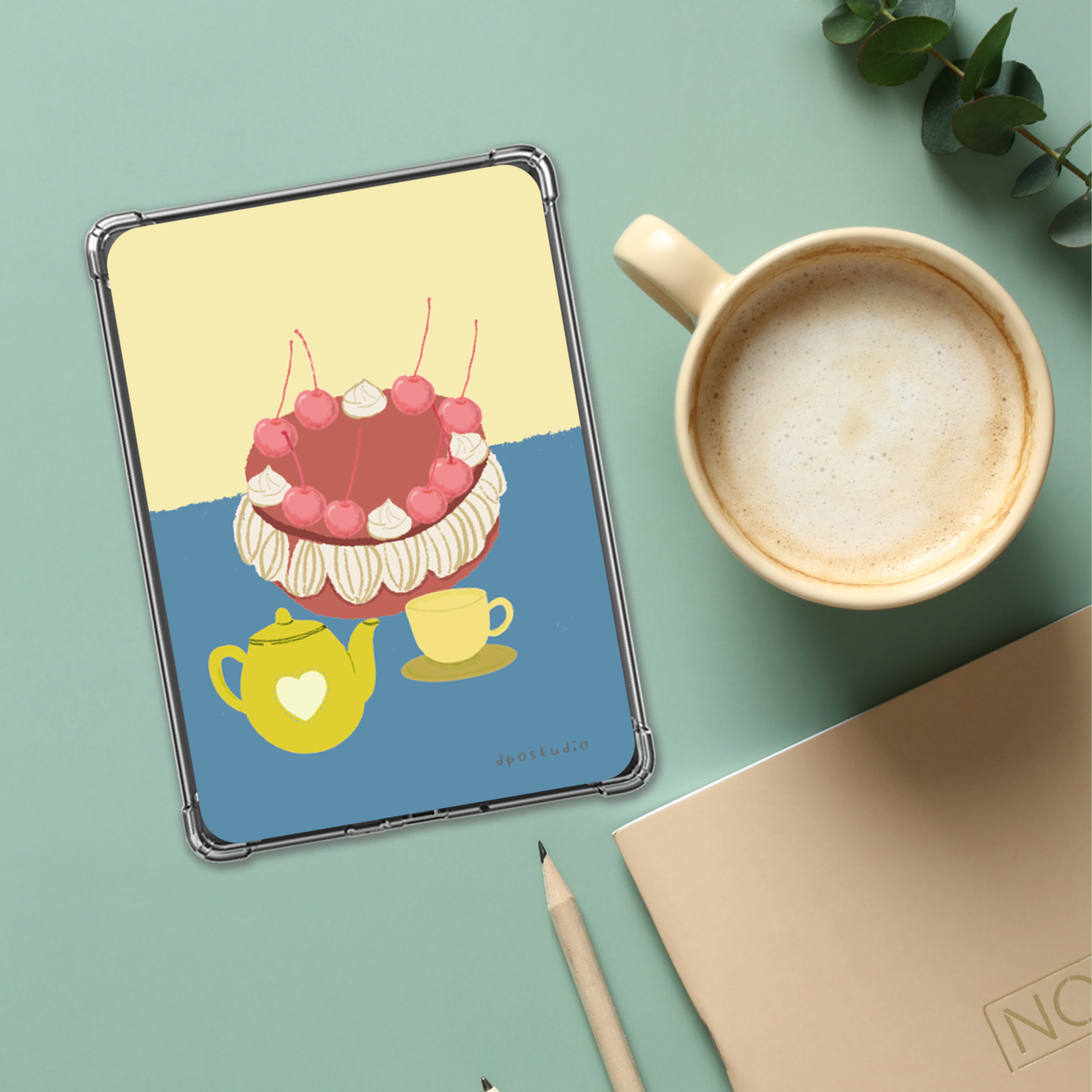 Clear Case Insert | Afternoon Tea | Kindle Compatible