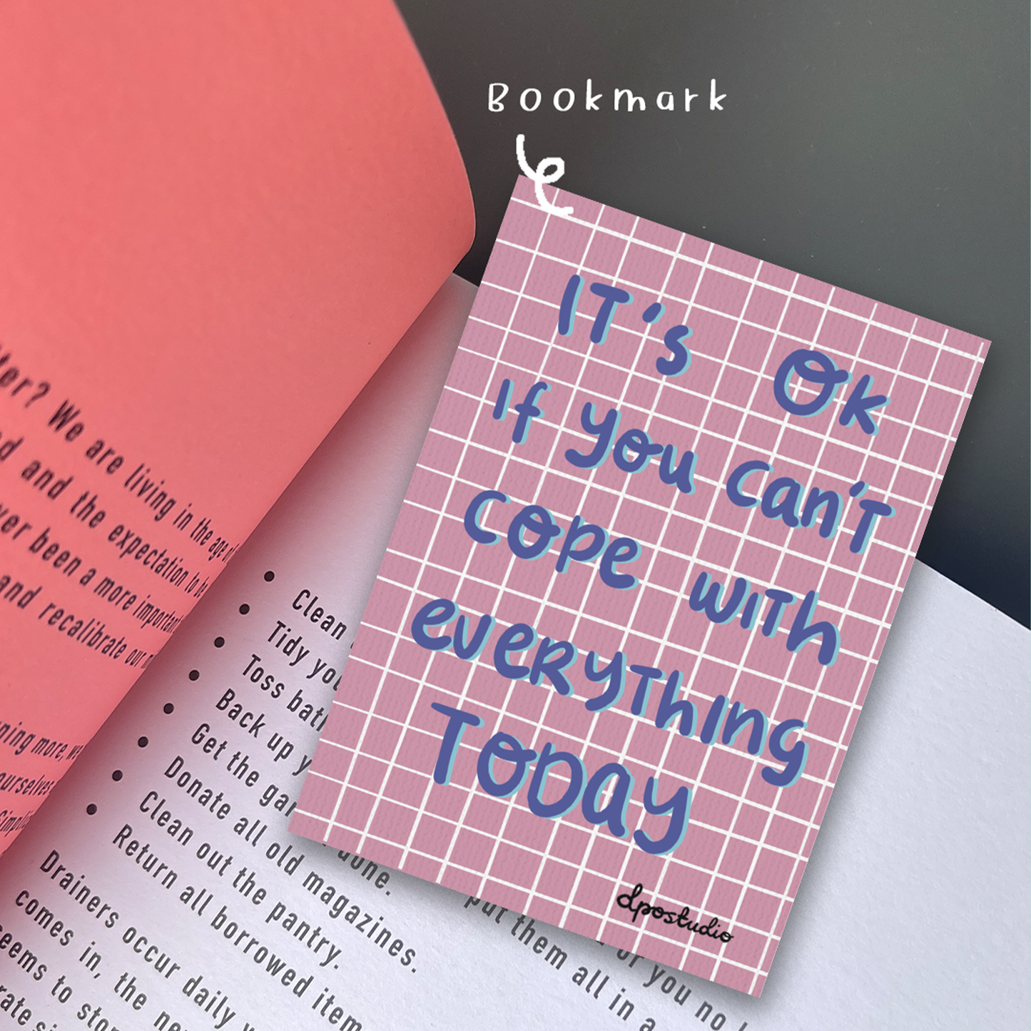 Art Print | It's OK Handwritten Typography Poster
