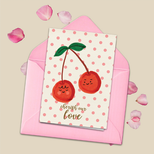 Greeting Card Folded | Love | Cherish Love